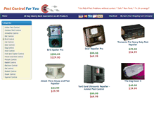 Tablet Screenshot of pestcontrolforyou.com